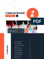 Church Social Brochure