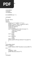 Stacks Using Arrays