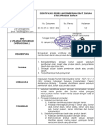 03.15.07 I 2022 Spo Identifikasi Sebelum Pemberian Obat, Darah Atau Produk Darah, Pengambilan Darah Dan Spesimen Lain