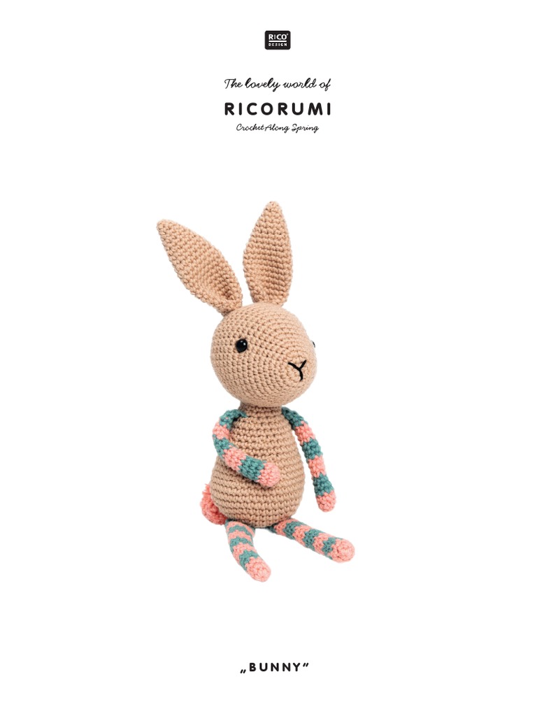 Crochet Bunny Pattern Guide | PDF | Textile Arts | Textiles