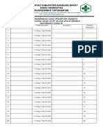 Daftar Terima Uang Desa Siaga Aktif