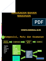 Kerusakan Bahan Pangan dan Faktor yang Mempengaruhinya