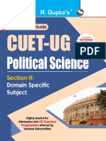 R Gupta's Popular Master Guide For CUET UG Political Science 2022