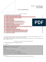 Calcul Differentiel