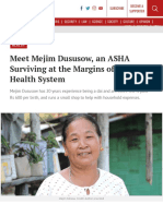 Jeran - Velho - Meet Mejim Dususow, An ASHA Surviving at The Margins of India's Health System