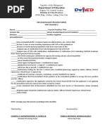 Department of Education: Republic of The Philippines Region VII, Central Visayas IPHO BLDG., Sudlon, Lahug, Cebu City