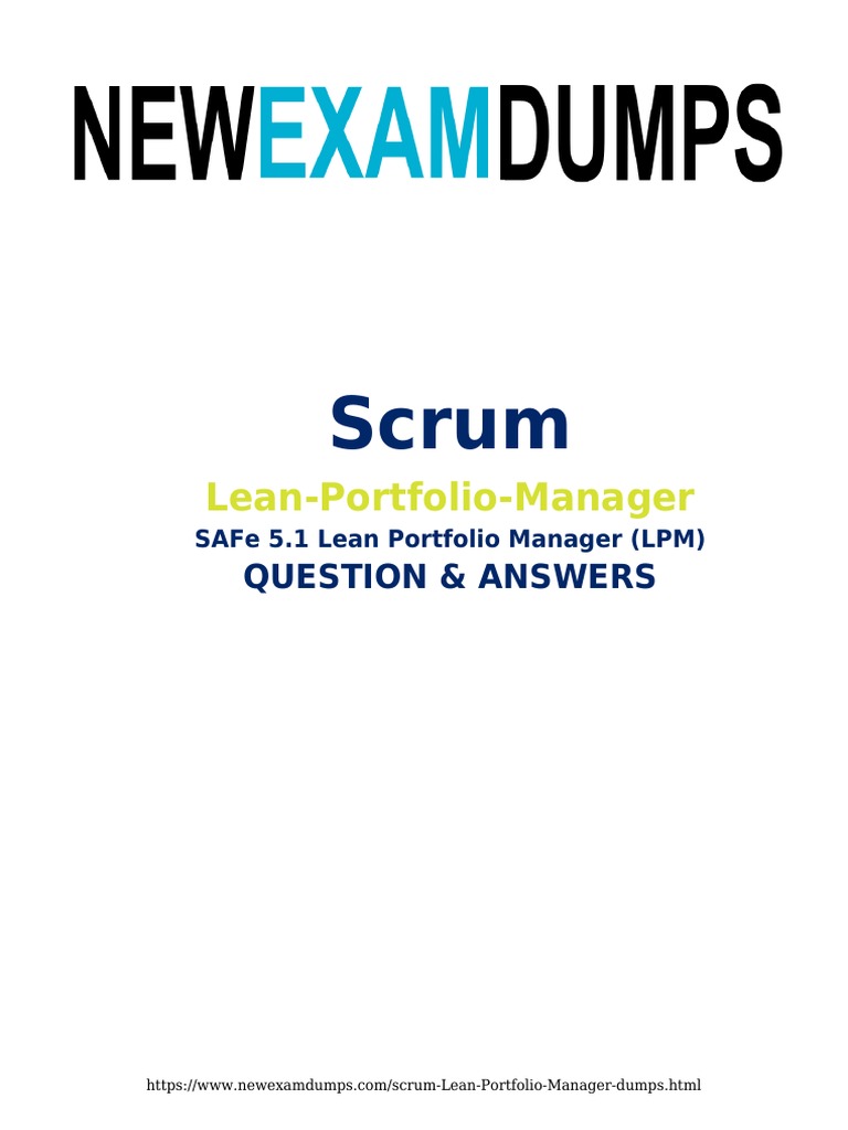 SAFe 5.1 Lean Portfolio Management Q&A | PDF | Agile Software ...