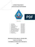 Laporan Praktikum Teknologi Bahan Konstruksi Universitas Pandanaran 2022