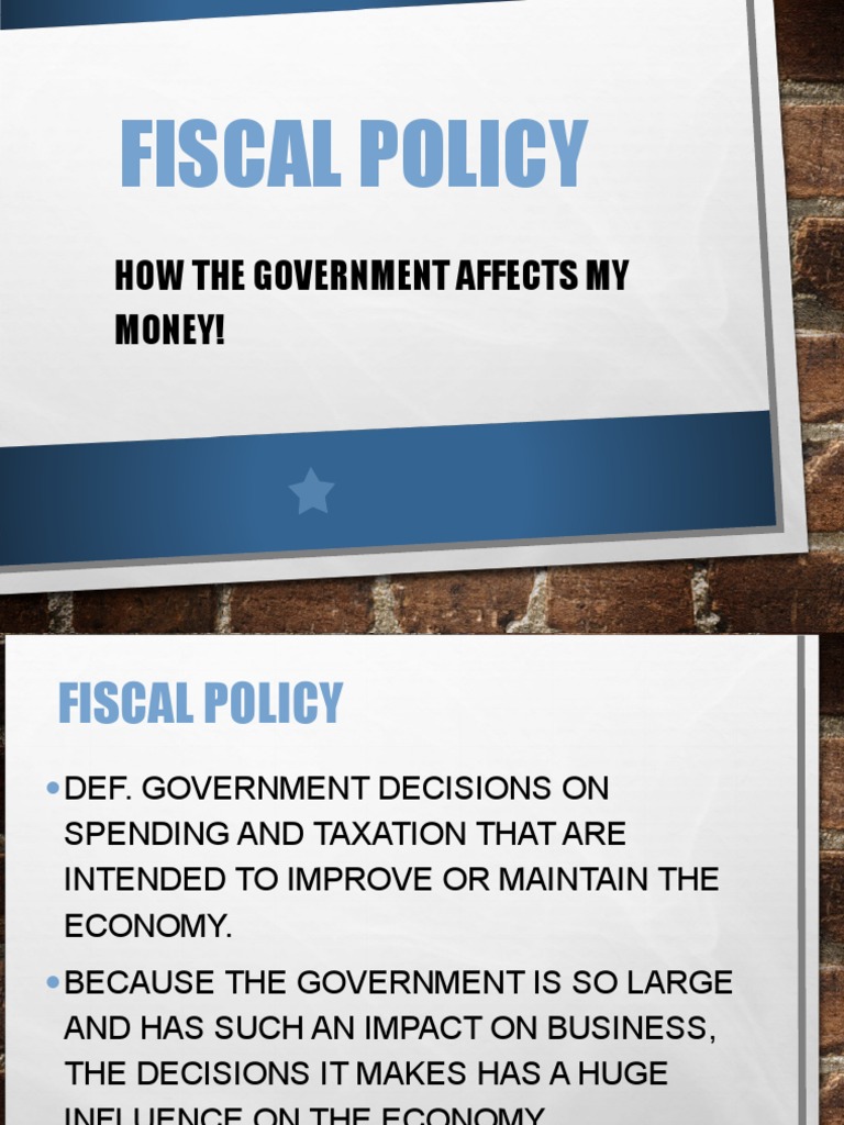 Fiscal Policy | PDF | Fiscal Policy | Macroeconomic Policy