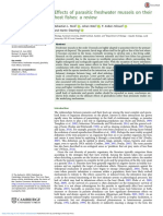 Effects of Parasitic Freshwater Mussels On Their Host Fishes A Review