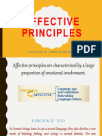 Affective and Linguistics Principles