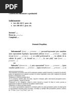 Cererea de constatare a perimarii
