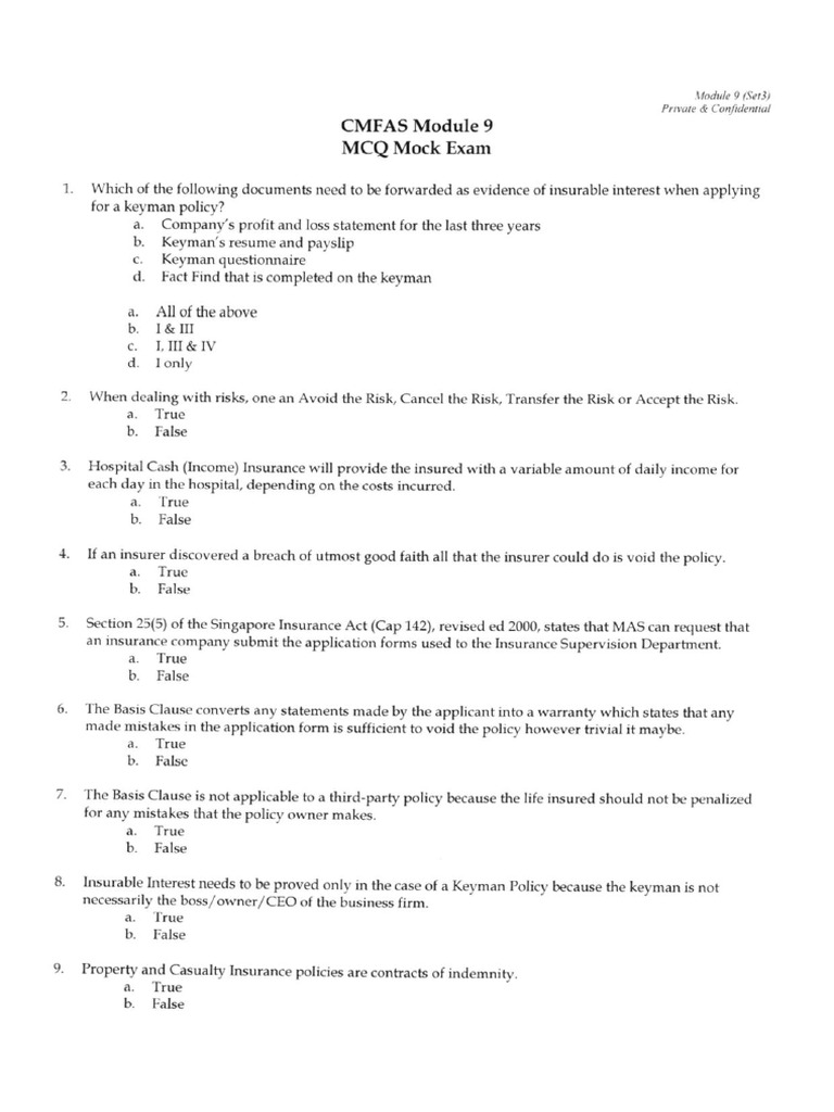 Module 9 Set 3 | PDF