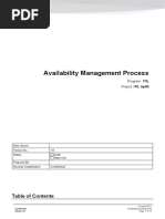 Availability Management