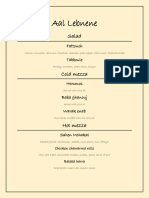 Aal Lebnene - Set Menu