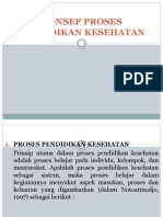 Konsep Proses Pendidikan Kesehatan