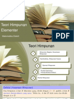 Teori Himpunan Elementer Matematika Diskrit