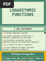 Logarithmic Functions