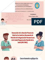 Cuidado Integral de La Comunidad Mediante La Metodología de Atención Primaria de Salud Orientada A Comunidad (Apoc) .