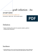 Vascular Graft Infection: An: Presented By: Nader Saad - PGY2 Vascular Surgery