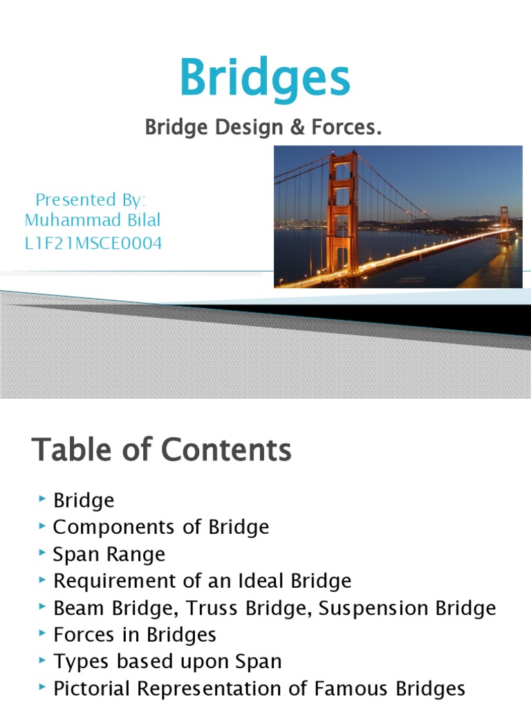 Types and Components of Bridges | PDF | Bridge | Truss