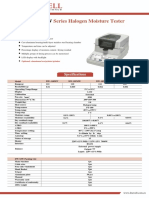 DW MW Series Halogen Moisture Tester