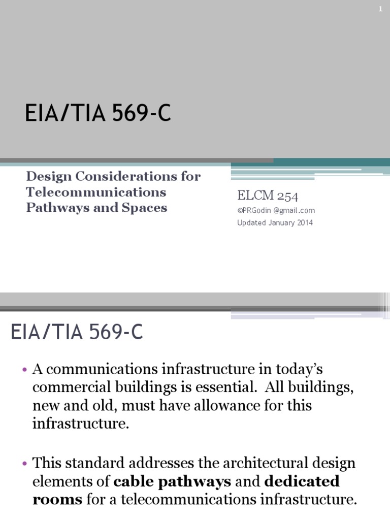 TIA/EIA 569-C Pathways and Spaces Guide | PDF | Electricity | Equipment