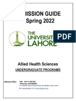 Allied Health Sciences Undergraduate