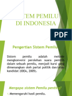 Sistem Pemilu Di Indonesia