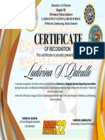 Yellow White Modern Certificate