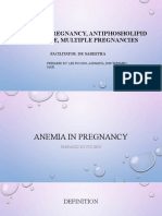 CME Anemia in Pregnancy, APS, Multiple Pregnancy Compilation