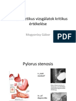 A Diagnosztikus Vizsgálatok Kritikus Értékelése 2022