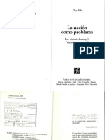 Palti, Elías - La Nación Como Problema. Los Historiadores y La Cuestión Nacional (Introducción y Apéndice)