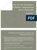 Análisis FODA y cadena de valor para evaluar la estrategia y competitividad de una empresa