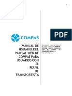 Guía rápida Portal Web Compas perfil Transportista