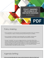 Policy Making the Science of Decisions - Mendoza, Lorenzo Antonio