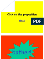 Preposition Game