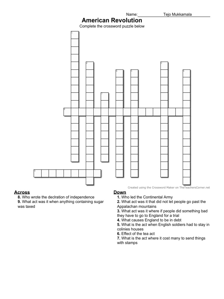 Crossword 2FAQC5AU9k PDF