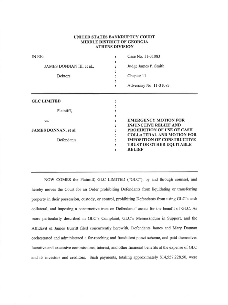 Emergency Motion For Injunctive Relief | PDF