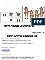 Farm Animal Counting 1 10 Printable Secure