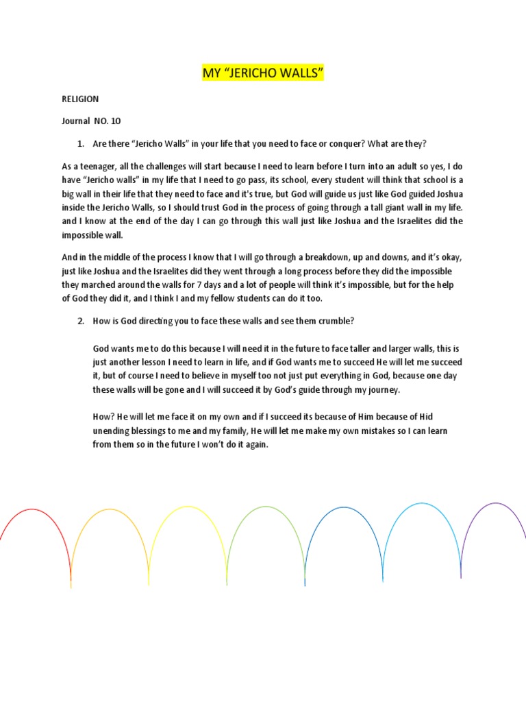 Jericho Walls Pdf