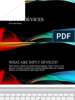 Input Devices - Pratish Purkuti