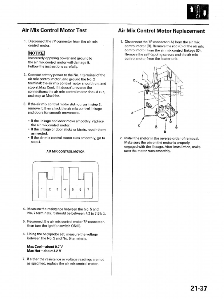 Air Mix Control Motor1 PDF