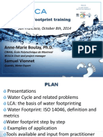 Water Footprint Training Sanfrancisco2014