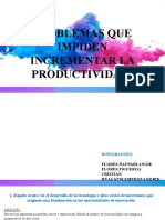 Problemas Que Impiden Incrementar La Productividad