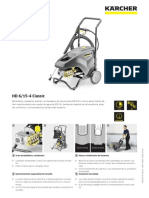 HD 6/15-4 Classic: Gran Durabilidad y Resistencia Mayor Rendimiento de Limpieza