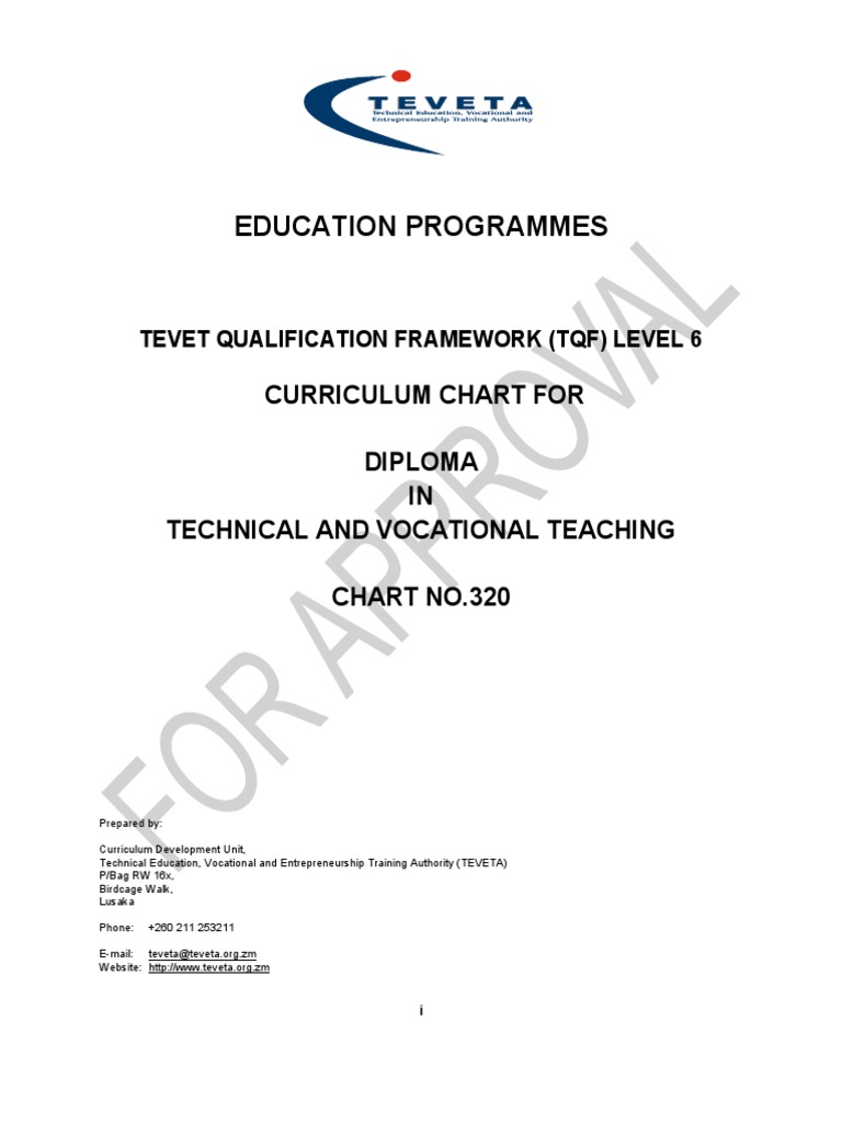 Diploma in Technical Teaching Curriculum | PDF | Vocational Education ...