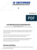 Lean Manufacturing Training Materials - Lean Factories