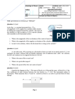 USTH Final Exam Classical Mechanics 02