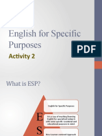 English For Specific Purposes - PPTX Act 2